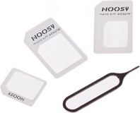 Noosy Nano & Micro Simkaart adapter - Wit