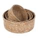 Dixie Panier Emil seagrass petit Lot de 4 Nature