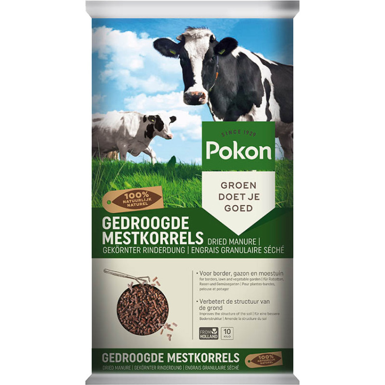 Pokon Gedroogde Mestkorrel - 10kg