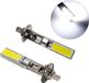 Holland Connections Phares LED H1 12V - 7.5W 6000K Super Bright Feux antibrouillard - Feux de jour Blanc Xénon - Phares pour Voiture (Lot de 2)