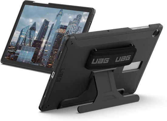 Urban Armor Gear UAG Scout Backcover Handstrap Zwart voor Samsung Galaxy Tab A11 Plus / A9 Plus