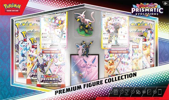 Pokémon - Prismatic Evolutions - Premium Figure Collection Box - Scarlet & Violet