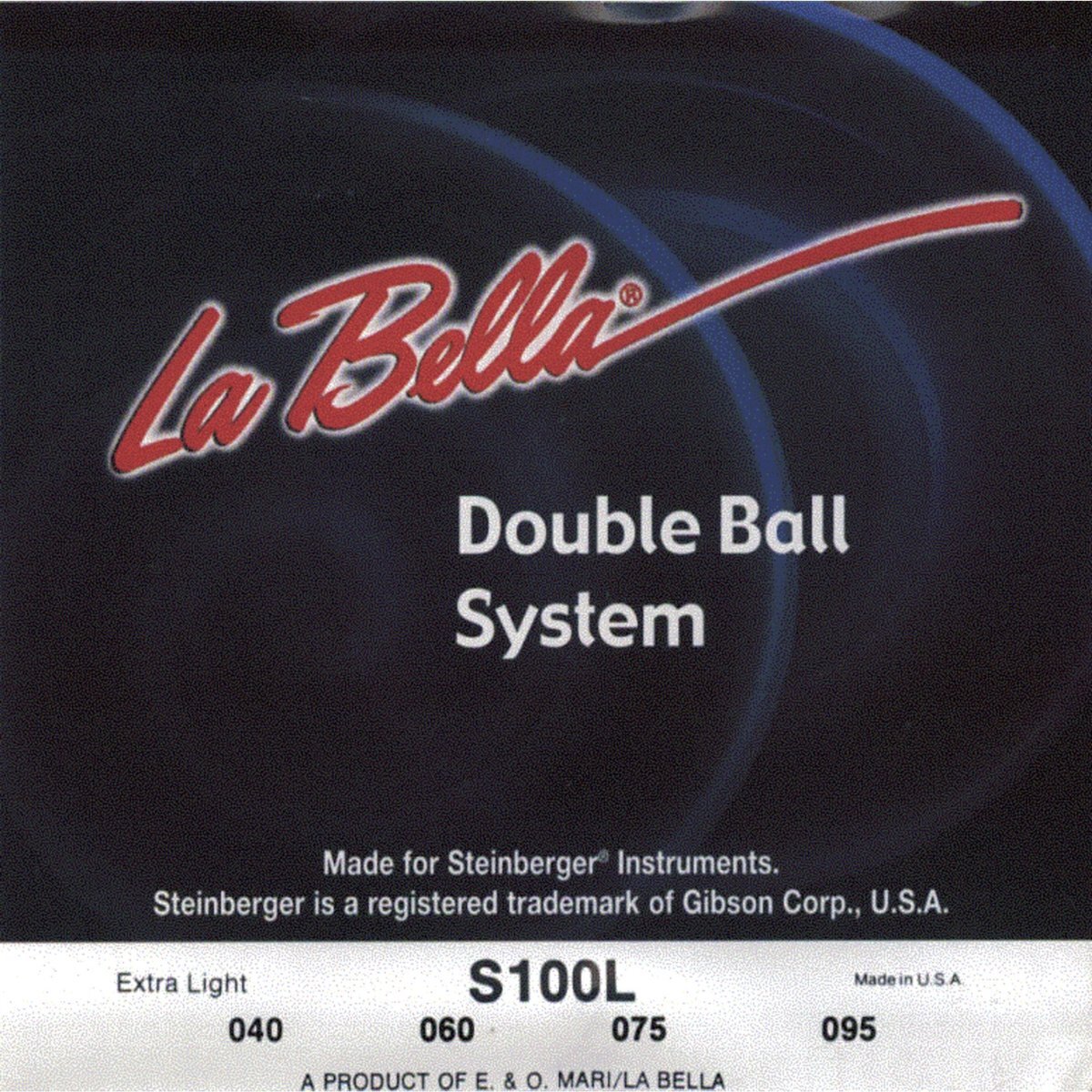 Labella bas snaren 40-095 Double Ball Steenberger Headless 4saitig