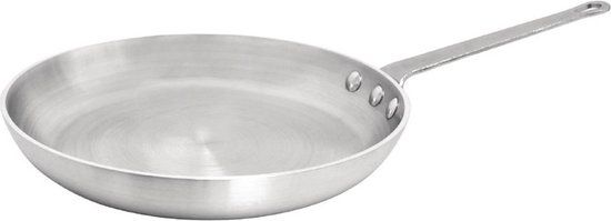 Vogue GL216 Aluminium Koekenpan - 28cm - Grijs