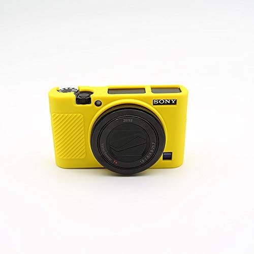 Zakao Panda Zakao RX100 III IV V VI Case, Zachte Siliconen Tas Lichtgewicht Slanke Huid Rubber Beschermende Digitale Camera Case Cover voor Sony RX100 III IV V VI (Geel)