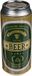 Out of the Blue Spaarpot blikje Bier/Beer - metaal - groen/goud - Drank thema - 16 cm