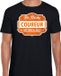 Bellatio Decorations Shoppartners Bv Cadeau t-shirt voor de beste coureur voor heren - zwart met oranje - coureurs - kado race shirt / kleding - vaderdag S