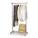 Perfetto Gastone 1 Bar Hanger Kleding Op Multi-Purpose Wielen, Grijs, One Size