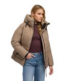 NAVAHOO Winterjas ' Waldengel XIV ' donkerbeige