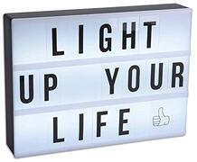 Mercer LED A4 Light Display Box met Letters