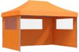 vidaXL Partytent, 279 x 410 x 315 cm, Oranje, Oxford Stof