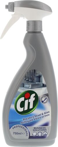 Cif Pro Formula Roestvrij Staal Reiniger - 750 ml