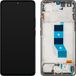 Xiaomi Display met Touchscreen Redmi Note 14 5G, met Frame, Zwart (Midnight Black), Service Pack 56002000O1700