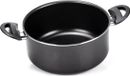 Gea steelpan met 2 handgrepen, 24 cm, aluminium, 100% gerecycled, voor elke kookplaat inclusief inductie, Made in Italy