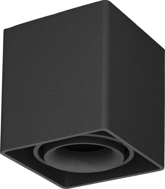 HOFTRONIC Vierkante LED Opbouwspot Esto - Zwart