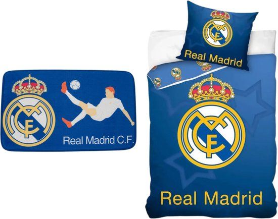 4KidsOnly Real Madrid dekbedovertrek + vloerkleed