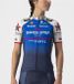 Castelli Maillot de cyclisme manches courtes femme bleu blanc - Quick-Step Alpha Vinyl COMPETIZIONE W JERSEY