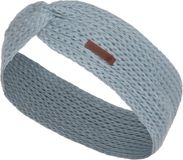 Knit Factory Joy Gebreide Dames Hoofdband - Stone Green - One Size