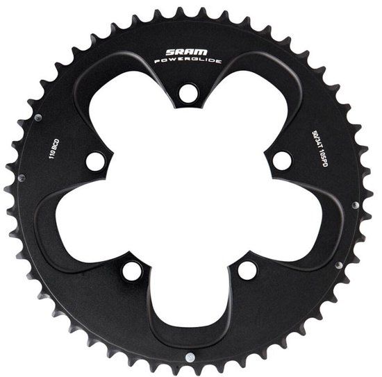 SRAM Road X-Glide Yaw Chainring Red/Force 110mm Bolt Circle, Zwart 36T