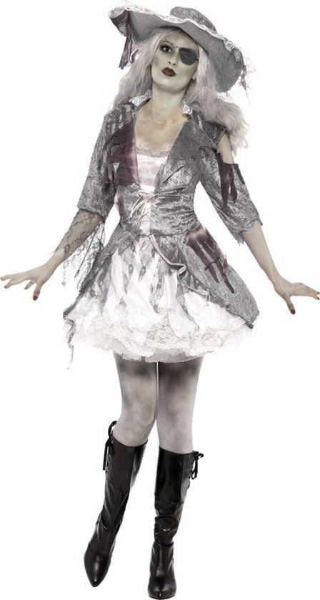 Generik Panda Generik Spookpiraat Halloween kostuum voor dames - Verkleedkleding - Large