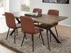 Mirage table repas 90x160 cm chêne