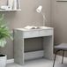 Maison Exclusive - Bureau couleur béton, 80x40x75 cm, fait de panneaux de particules
