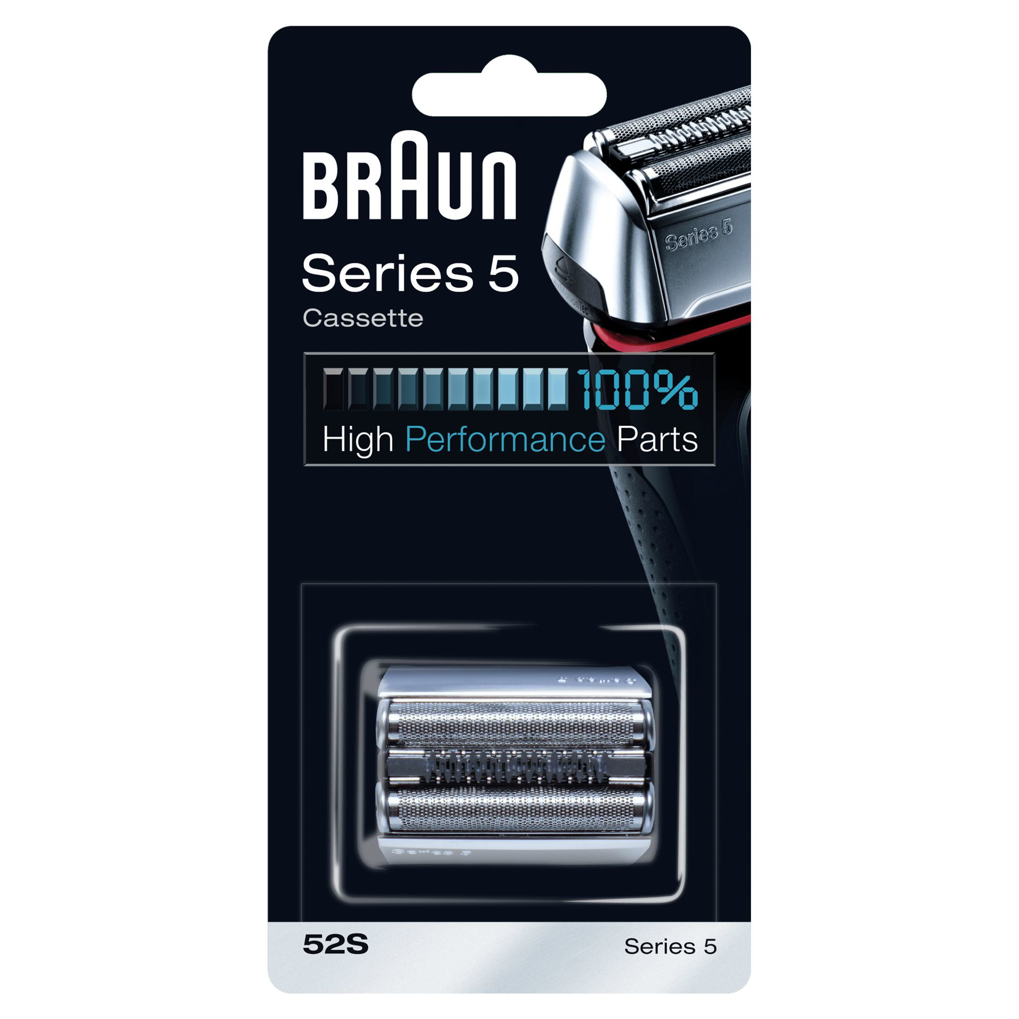 Braun Braun Series 5 52S Elektrisch Scheerapparaat Reservekop Cassette – Zilver