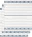 De Witte Lietaer Theedoek BML - 3 stuks - 65 x 65 cm - Katoen - blauw