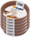 Cuki Papieren bakjes, antiaanbaklaag, rond, 20,6 cm diameter, 2,8 cm hoogte, 18 stuks