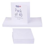 Craft UK 2043 Premium 40, 300 gsm 6x6 kaarten & enveloppen
