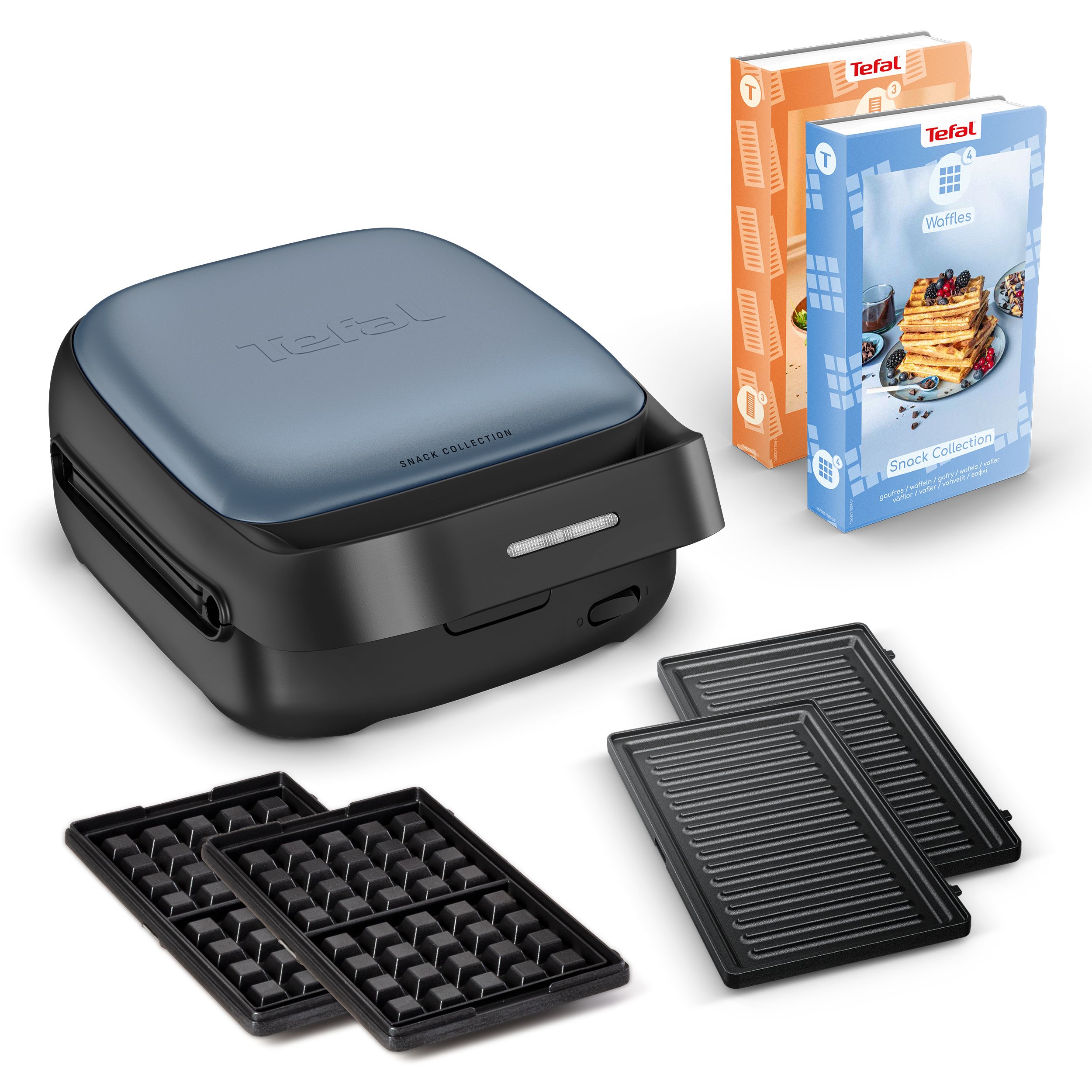 Tefal Snack Collection SW8674 - Tosti- en Wafelapparaat - Zwart/Donkerblauw