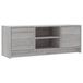 vidaXL Meuble TV - 102x30x37,5 cm - bois d'ingénierie - gris chêne sonoma
