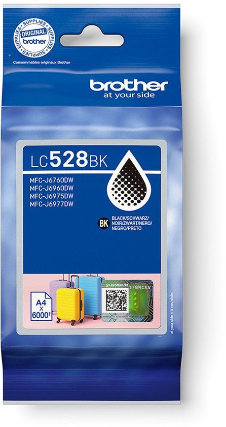 Brother LC528XLBK Origineel Inktcartridge Zwart