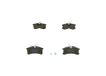 Bosch BP1186 Remblokken - achteras - ECE-R90 certificering - vier remblokken per set