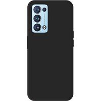 Oppo Siliconen Matte Hoesje Compatibel met Oppo Reno 6 Pro - Noir
