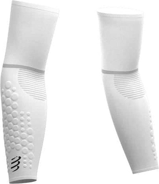 Compressport ArmForce Ultralight Armsleeves - White - T4