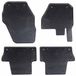 vidaXL - Rubber Floor Mats - 4 Pieces - Black - Suitable for Volvo XC60 (2009-2017)