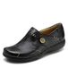 Clarks Un Loop Womens Black Leather, 5.5