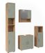 Vicco Meuble de salle de bain Irma, Sauge, 4 pièces