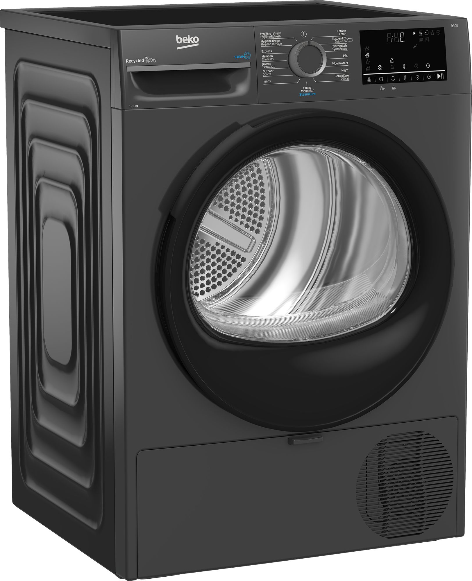 Beko BM3T3824A Warmtepompdroger - 8 kg - Antraciet