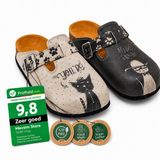 Goby – Cat Companions Dames Clogs – Vegan – Handmade – Maat 35