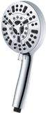 INF Douchekop met 10 functies en spuitpistool Zilver