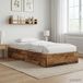 Maison Exclusive - Cadre de lit avec espace de rangement, en bois recyclé, 80 x 200 cm, fibre de bois