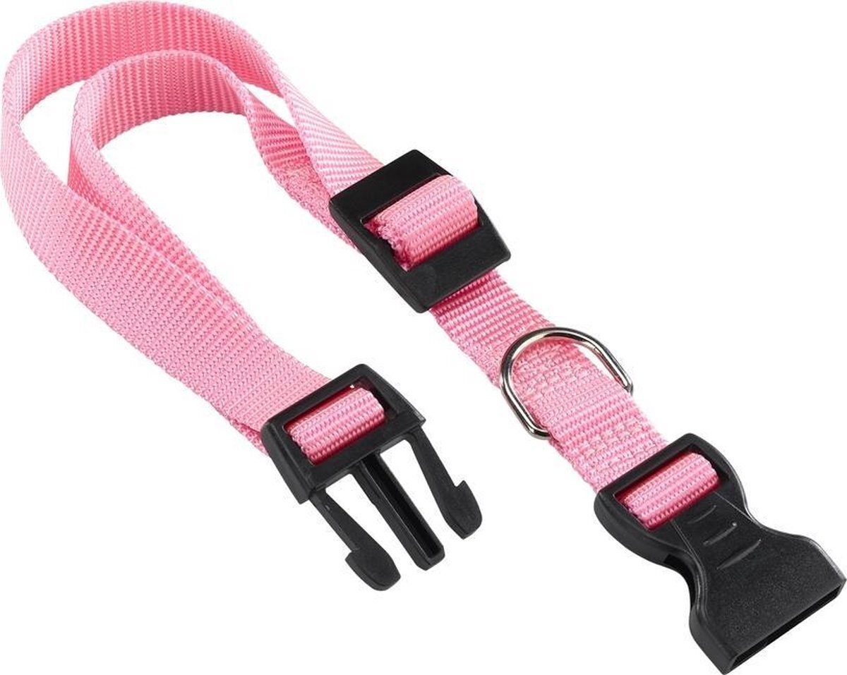 Ferplast Hondenhalsband Club 32 X 1 Cm Nylon Roze roze