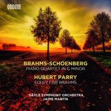 Outhere Gävle Symfoniorkester, Jaime Martin - Piano Quartet In G Minor | Elegy For Brahms (CD)