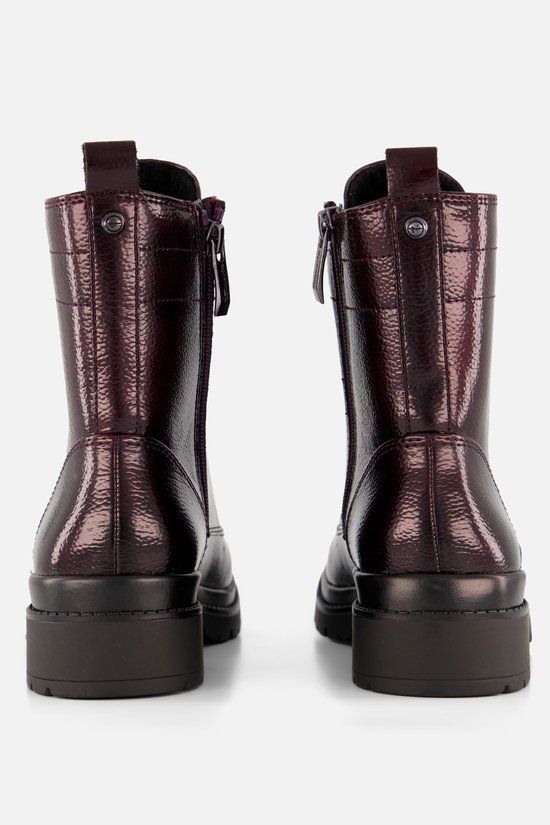 Tamaris Veterboots Bordeaux Imitatieleer Dames Maat 36