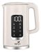 SENYA Elektrische waterkoker, 1,7 l, roestvrij staal, instelbare temperatuur 40-100 °C, lcd-display, houdt 2 uur warm, 5 programma's voor thee en koffie, 2200 W, sokkel 360°, dubbele wand