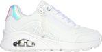 Skechers Uno Gen1 - Zip And Stride Meisjes Sneakers - Wit
