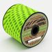 CORDAMARKET Polyester touw, hoge sterkte, 10 mm x 25 m, neongroen, robuust en zichtbaar voor boot, outdoor en technische decoratie
