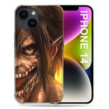Beschermhoesje Manga-Attack Titans Eren Titan Beschermhoesje compatibel met MagSafe voor iPhone 14 (6,1 inch)